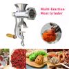 Meat Grinder 5 Manual Aluminum Alloy Household Multi-function Cooking Machine Pressure Enema Flour N