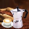 Aluminum Moka Espresso Latte Percolator Stove Coffee Maker Pot Coffee Percolators