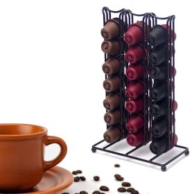 42 Coffee Capsules Storage Rack Dispenser Holder Organizer Stands Kitchen Storage Rack For Nespresso