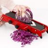 Creative Red Slicer Vegetable Cutter Fruit Cutter With Stainless Steel Blade Manual Potato Peeler