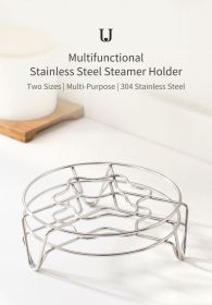 Jordan&Judy Multifunctional Metal Steaming Rack 304 Stainless Steel Home Kitchen Cooking Pot Steamer Tray Steaming Stand