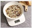 2g-5kg ABS Portable Electronic Kitchen Scale LCD Display Intelligent Touch Switch Baking Scale w/ Detachable Tray High Precision from