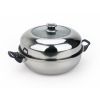 2 Tier Stainless Steel Steamer Induction Compatible Cookware 28cm Steam Pot