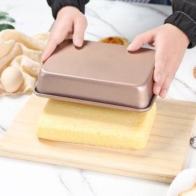 S/M/L Non-stick Rectangular Cake Baking Pans Multifunctional Bakeware Cake Molds Warp-resistant Baking Base Tray