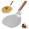 13 Inch Stainless Steel Pizza Plate Spatula Peel Shovel Cake Lifter Holder Baking Tool