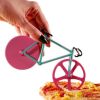Honana CF-BW03 Bicycle Pizza Cutter Professional Stainless Steel Non-stick Bike Round Pizza Slicer
