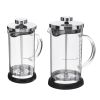 350ml Double Wall French Coffee Plunger Tea Maker Percolator Filter Press Coffee Kettle Pot Glass Teapot