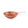 Copper Chef Round Fry Pan Non-stick Frying Pan Copper-colored Aluminum Pan Cookware