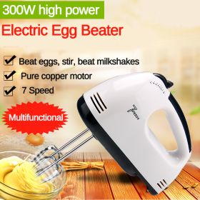 Electric Powered 7 Speed Egg Beater Kitchen Handheld Mixer Whisk Egg Beater Cake Egg Mixer
