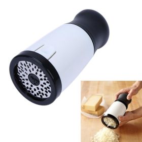 Stainless Steel Cheese Grater Kitchen Gadgets Chocolate Herb Grinder Hand Operated  With 2 Blades
