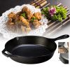 26cm Non-stick Iron Cast Frying Pan Skillets Cookware Kitchen Cooking Tools