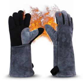 2pcs Barbecue Gloves High Temperature Double Insulated Kitchen Microwave Oven Baking Cooking Glove