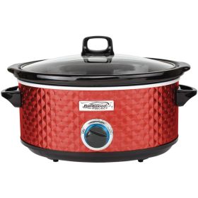 7Qt Slow Cooker Red