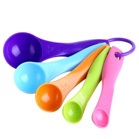5Pcs Colorful Measuring Spoons Set Kitchen Tool Utensils Cream Cooking Baking Tool