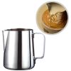 Coffee Cappuccino Milk Tea Frothing Jug Stainless Steel Garland Cup Latte Jug Craft  Frothing Pitcher Latte Espresso Art Milk Coffee Jug Foam Cup