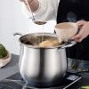 Kitchen Stainless Steel Soup Pot Stockpot Boiling Cooking Saucepan Pot