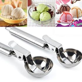 KCASA KC-IS01 Stainless Steel Scoop Spoon Dig Spherical Ball Tool For Ice Cream Fruit Frozen Yogurt