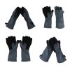 2pcs Barbecue Gloves High Temperature Double Insulated Kitchen Microwave Oven Baking Cooking Glove