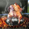 Stainless Steel Non-Stick Upright Chicken Turkey Roaster Poultry Barbecue Rack