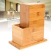 Universal Bamboo Cutter Utensil Holder Block Storage Rack Kitchen Organizer Tools