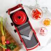 Creative Red Slicer Vegetable Cutter Fruit Cutter With Stainless Steel Blade Manual Potato Peeler