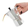 150/300/450/600ML Aluminum Coffee Maker Mocha Espresso Percolator Pot Coffee Maker
