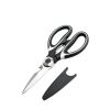 Honana  Stainless Steel Food Scissors Shears Sharp Tool Kitchen Household Multifunctional Scissor