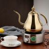 1.2/1.8L Stainless Steel Coffee Drip Pot Gooseneck Kettle Teapot with Filter Induction Cooker Tea Kettle